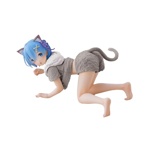 Taito Zero Starting Life in Another World Desktop Cute Figure - Rem (Cat Roomwear Ver.) von Taito