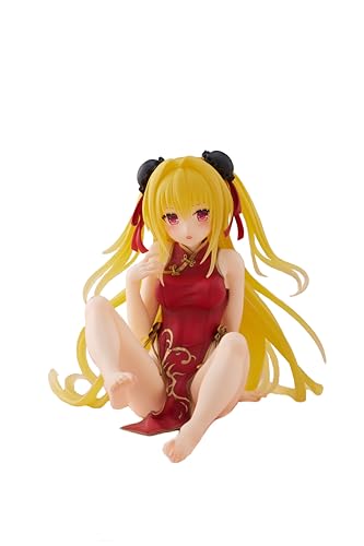 Taito -to Love-Ru Darkness Desktop Cute Figure - Golden Darkness (Chinese Dress Ver.) von Taito