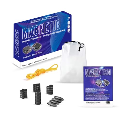 Magnetisches Schachspiel,magnetspiel,Tischmagnet-Spiel, Spielmagneten, Magnet-Schach, Magnet-Spiel, Partyzubehör Magnet-Schach von Taiyyi