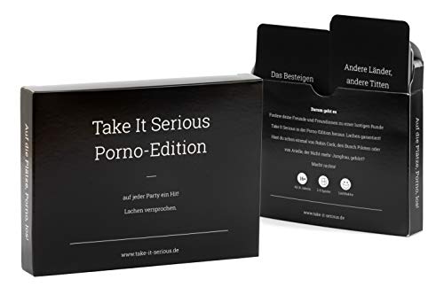 Take It Serious - Trinkspiel Porno-Edition. Das Partyspiel zum Lachen – 100 lustige Spielkarten mit Pornotiteln von Take It Serious
