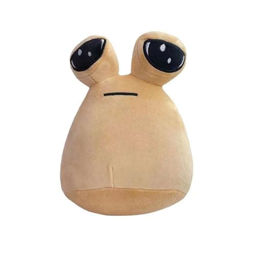 Takezuaa 22cm Alien Pou Plüschspielzeug,My Pet Alien Pou Plüschpuppe,Emotion Alien Plushie Stoffed Animal Pou Doll,Gefüllter Tier heißes Spiel,Geschenke für Kinder (A) von Takezuaa