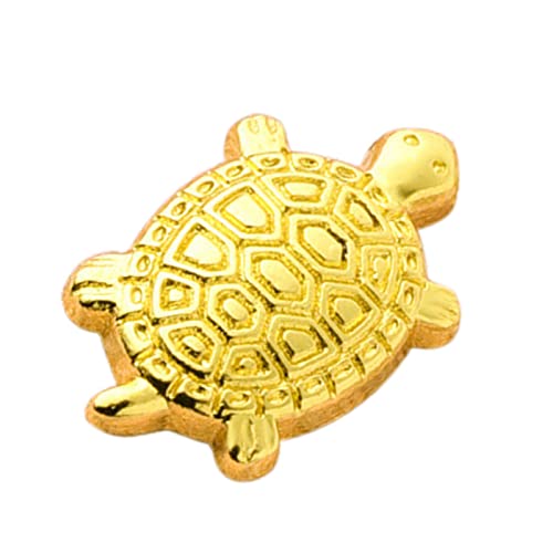 Takluu Geldschildkröte, Attraktive Charm-Geldschildkröte, Goldene Glücksschildkröte, Realistische Feng-Shui-Schildkrötenstatue, Sicher Zu Verwendende -Geldschildkröte Für Zuhause Und Wohnheim von Takluu