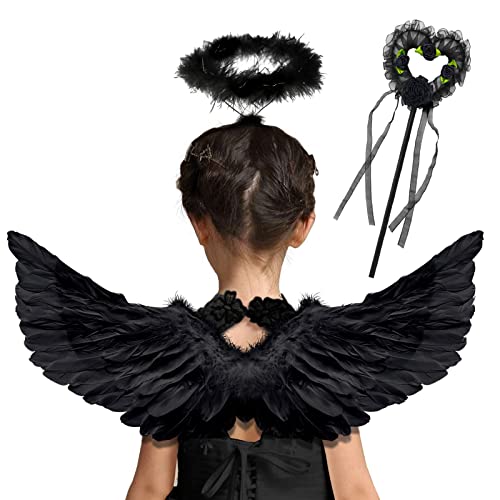 Takmor Engel Kostüm Damen, Engelsflügel Amor Kostüm Damen mit Heiligenschein Engel für Engelskostüm Damen Kinder Herren Erwachsene auf Halloween Geburtstag Thematische Party Takmor Engel Kostüm Damen, Engelsflügel Amor Kostüm Damen mit Heiligenschein Engel für Engelskostüm Damen Kinder Herren Erwachsene auf Halloween Geburtstag Thematische Party von Takmor