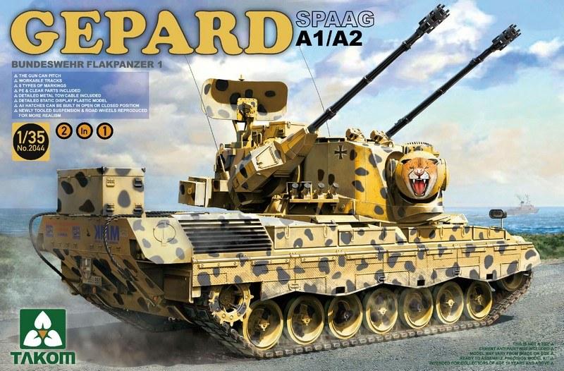 Bundeswehr Flakpanzer 1 Gepard SPAAG A1/ /A2 2in1 Bundeswehr Flakpanzer 1 Gepard SPAAG A1/ /A2 2in1 von Takom