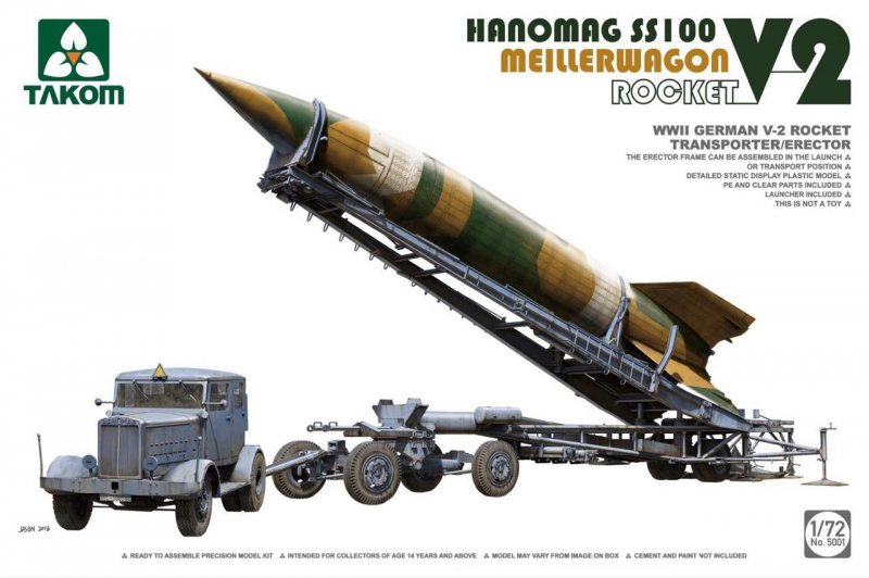Hanomag SS100 V-2 Rocket Transporter Hanomag SS100 V-2 Rocket Transporter von Takom