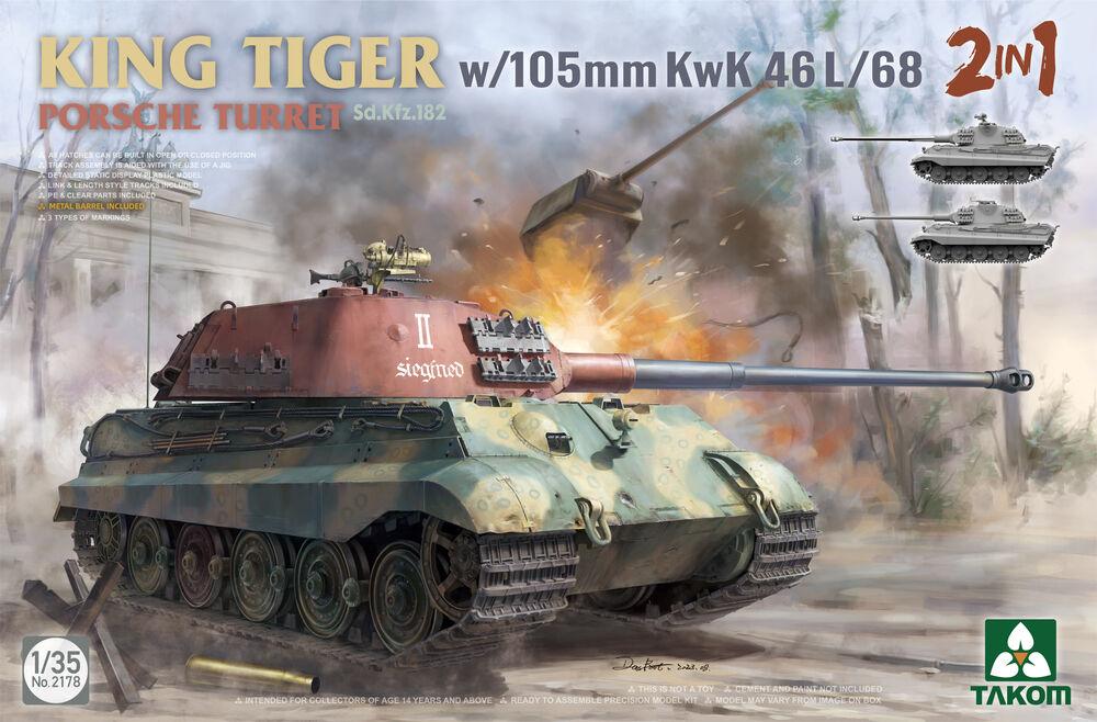 King Tiger w/105mm KwK 46L/68 2 in 1 King Tiger w/105mm KwK 46L/68 2 in 1 von Takom