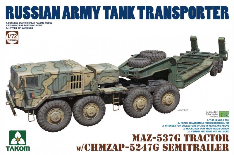 MAZ-537G Tractor w/CHMZAP-5247G Semitrailer MAZ-537G Tractor w/CHMZAP-5247G Semitrailer von Takom