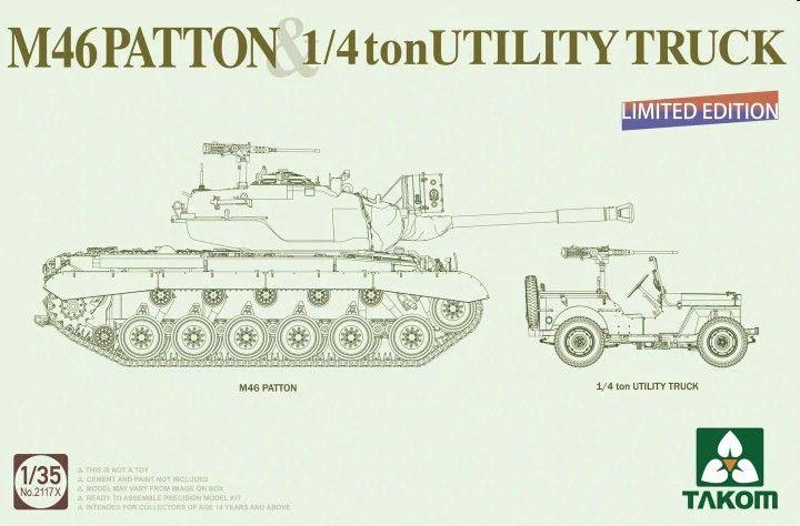 Medium Tank M46 Patton + 1/4 ton Utility Truck - Limited Edition Medium Tank M46 Patton + 1/4 ton Utility Truck - Limited Edition von Takom