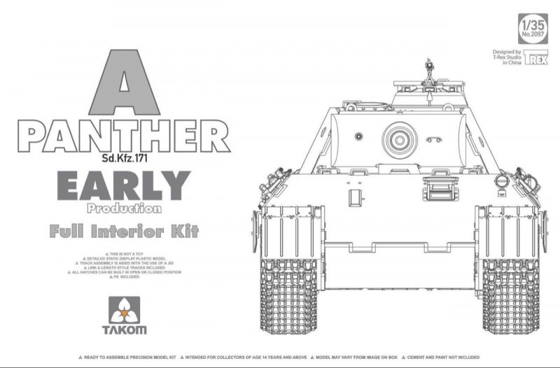 Panther A - Sd.Kfz 171 - Early Production Panther A - Sd.Kfz 171 - Early Production von Takom