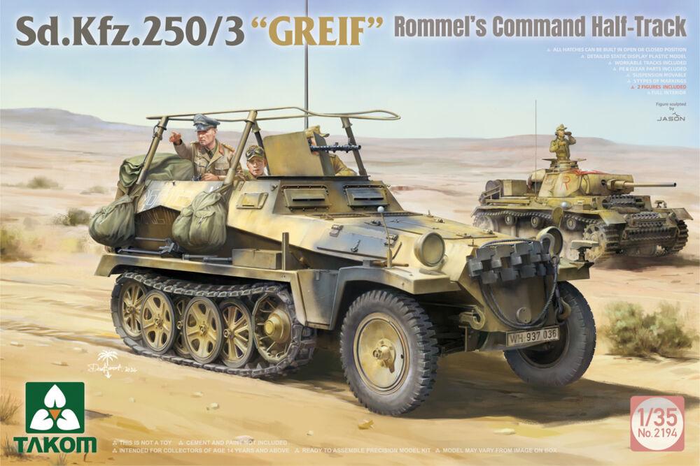Sd.Kfz. 250/3 Greif - Rommel´s Command Half-Track Sd.Kfz. 250/3 Greif - Rommel´s Command Half-Track von Takom