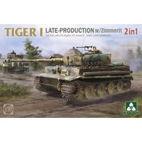 TAKOM TAK2199 1:35 Tiger I Late-Production w/Zimmerit Sd.Kfz.181 Pz.Kpfw.VI Ausf.E (Late/Late Command) 2 in 1 von Takom