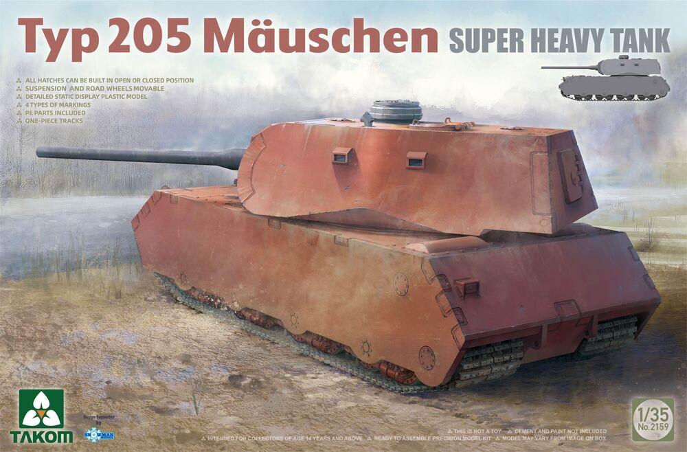 Typ 205 Mauschen Super Heavy Tank Typ 205 Mauschen Super Heavy Tank von Takom