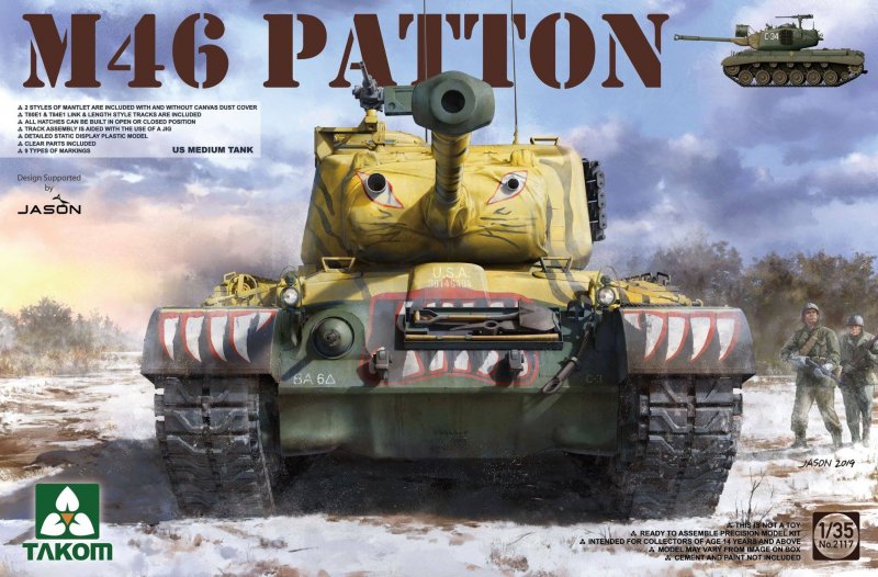 US Medium Tank M-46 PATTON US Medium Tank M-46 PATTON von Takom