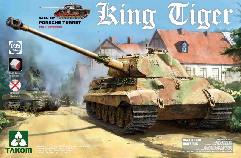 WWII German Heavy Tank Sd.Kfz.182 King WWII German Heavy Tank Sd.Kfz.182 King von Takom