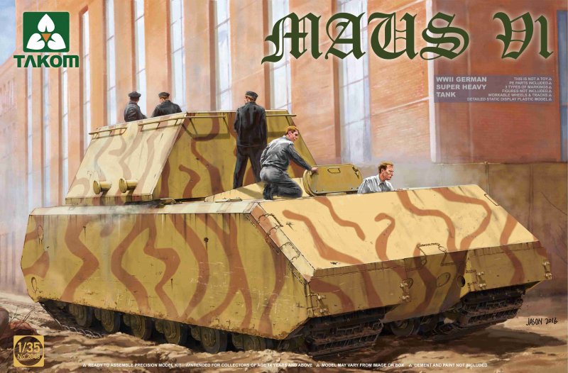 WWII German Super Heavy Tank Maus V1 WWII German Super Heavy Tank Maus V1 von Takom