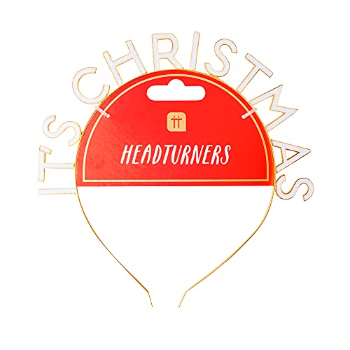 Talking Tables „Es ist Weihnachten“ Stirnband-Accessoire für Weihnachtsfeier, Boxtag, Geschenk | Tragen bei Kindern, Erwachsenen, Männern oder Frauen | Einheitsgröße Talking Tables „Es ist Weihnachten“ Stirnband-Accessoire für Weihnachtsfeier, Boxtag, Geschenk | Tragen bei Kindern, Erwachsenen, Männern oder Frauen | Einheitsgröße von Talking Tables