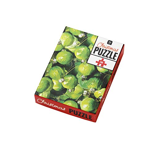 Talking Tables 100-teiliges Puzzle & Poster | Illustriert | Weihnachtstag, Weihnachten, Sprossen, geheimes, Geschenkidee, Grün Rosenkohl-Puzzle Talking Tables 100-teiliges Puzzle & Poster | Illustriert | Weihnachtstag, Weihnachten, Sprossen, geheimes, Geschenkidee, Grün Rosenkohl-Puzzle von Talking Tables