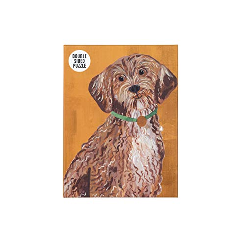 Talking Tables 100-teiliges orangefarbenes doppelseitiges Cockapoo-Hundepuzzle & Poster | Illustrierte Haustiere, Tier | Für Kinder, Erwachsene, Hundeliebhaber, Regentag, Geburtstagsgeschenk, Weihnach von Talking Tables