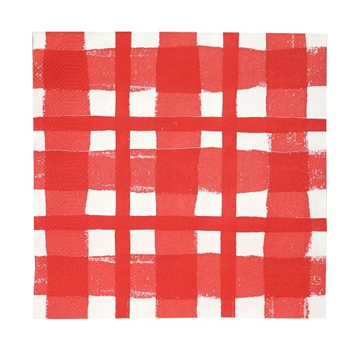 Talking Tables 20 x Rote Gingham Einweg-Servietten aus recyceltem Papier für Picknicks & Sommeressen im Freien, umweltfreundlich für Geburtstagsfeiern, Ostern, Hochzeiten, Grillabende, 3-lagig 33 cm Talking Tables 20 x Rote Gingham Einweg-Servietten aus recyceltem Papier für Picknicks & Sommeressen im Freien, umweltfreundlich für Geburtstagsfeiern, Ostern, Hochzeiten, Grillabende, 3-lagig 33 cm von Talking Tables