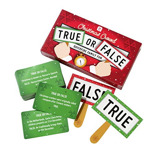 Talking Tables Christmas Trivia Game True Or False Cards Xmas Lunch Dinner Party von Talking Tables