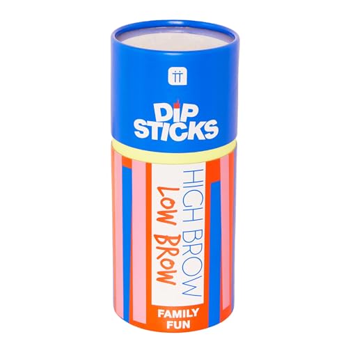 Talking Tables Dipsticks High & Low Brow Allgemeinwissen Quizspiel für Kinder und Erwachsene | Einfache und schwierige Quizfragen für die ganze Familie, Geschenk, Lagerfüller Talking Tables Dipsticks High & Low Brow Allgemeinwissen Quizspiel für Kinder und Erwachsene | Einfache und schwierige Quizfragen für die ganze Familie, Geschenk, Lagerfüller von Talking Tables
