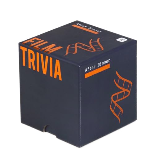 Talking Tables Film Trivia Fragekarten | Nach dem Abendessen Tischspiel, Geschenkbox | Filme, Allgemeinwissen, Filme Fan, Familie, Freunde Talking Tables Film Trivia Fragekarten | Nach dem Abendessen Tischspiel, Geschenkbox | Filme, Allgemeinwissen, Filme Fan, Familie, Freunde von Talking Tables