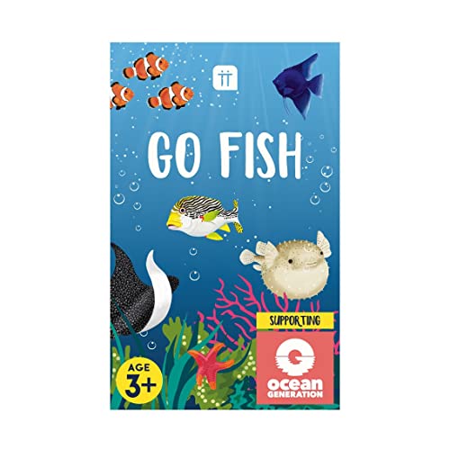 Talking Tables Go Fish Kartenspiel für Kinder | Tierischer Schnappschuss Reisespiel für Kinder und Familie mit lehrreicher Ozean-Faktendatei von Talking Tables