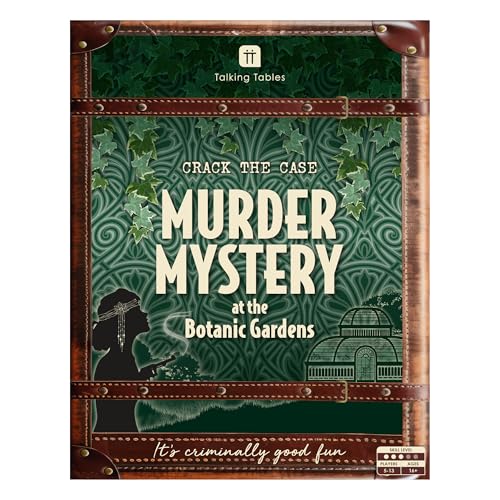 Talking Tables Murder Mystery at The Botanic Gardens Game, Puzzles, Clues, Family Games for Kids, Adults, Brain Teaser Puzzles Secret Santa, Ages 16+, 5-13 Players von Talking Tables