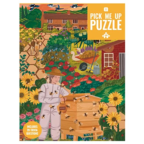 Talking Tables 1000 Teile Bienenpuzzle für Erwachsene mit passendem Poster & Trivia-Blatt | Bienenstock Garten Tier Puzzle | Geschenke für Sie, Ihn, Gelb Talking Tables 1000 Teile Bienenpuzzle für Erwachsene mit passendem Poster & Trivia-Blatt | Bienenstock Garten Tier Puzzle | Geschenke für Sie, Ihn, Gelb von Talking Tables