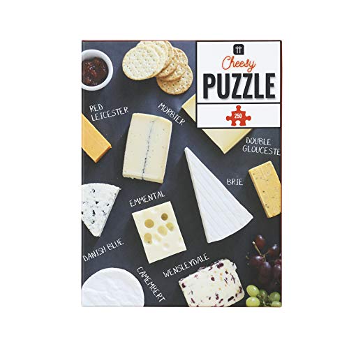 Talking Tables Puzzle 250-teiliges Käsebrett-Puzzle & Poster | Illustriert von Talking Tables