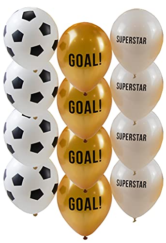 Talking Tables Soccer Party Balloons 12PK-3Designs von Talking Tables