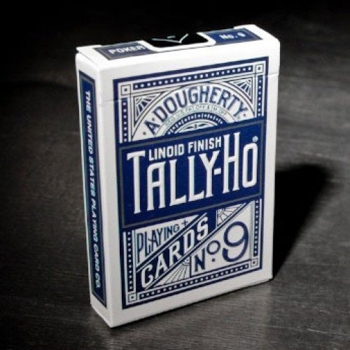 Tally Ho No 9 Fan Back Standard Spielkarten (BLAU) Deck von Tally Ho