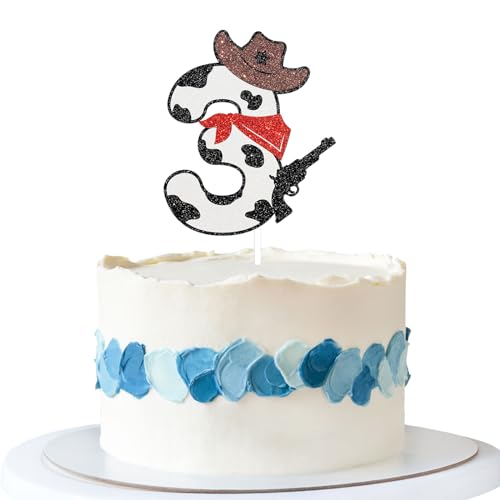 Talorine Cowboy 3. Geburtstag Kuchen Topper, My 3rd Rodeo Geburtstag Party Dekoration, Western World Little Cowboy Baby Shower Party Supplies Talorine Cowboy 3. Geburtstag Kuchen Topper, My 3rd Rodeo Geburtstag Party Dekoration, Western World Little Cowboy Baby Shower Party Supplies von Talorine