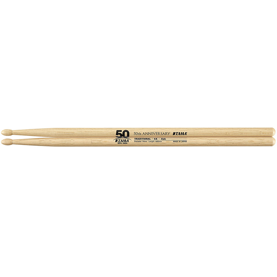 Tama 5A 50th Anniversary Oak Sticks Drumsticks von Tama