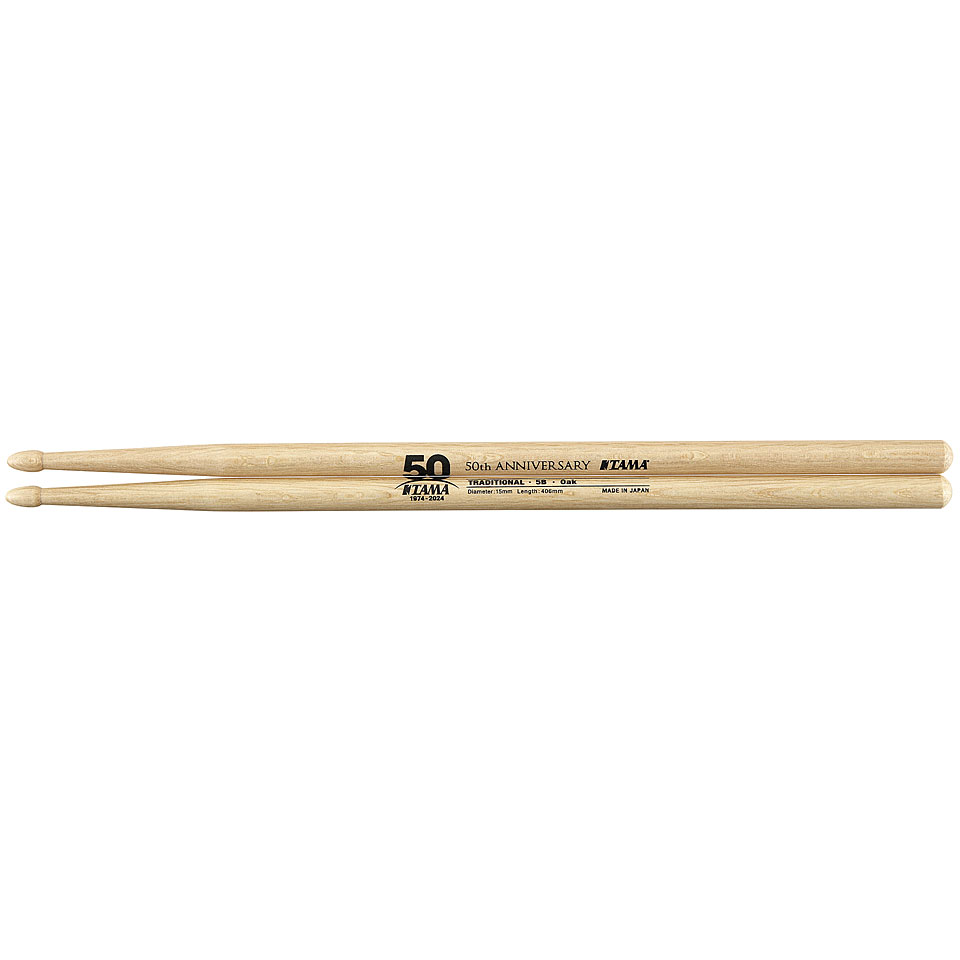 Tama 5B 50th Anniversary Oak Sticks Drumsticks Tama 5B 50th Anniversary Oak Sticks Drumsticks von Tama