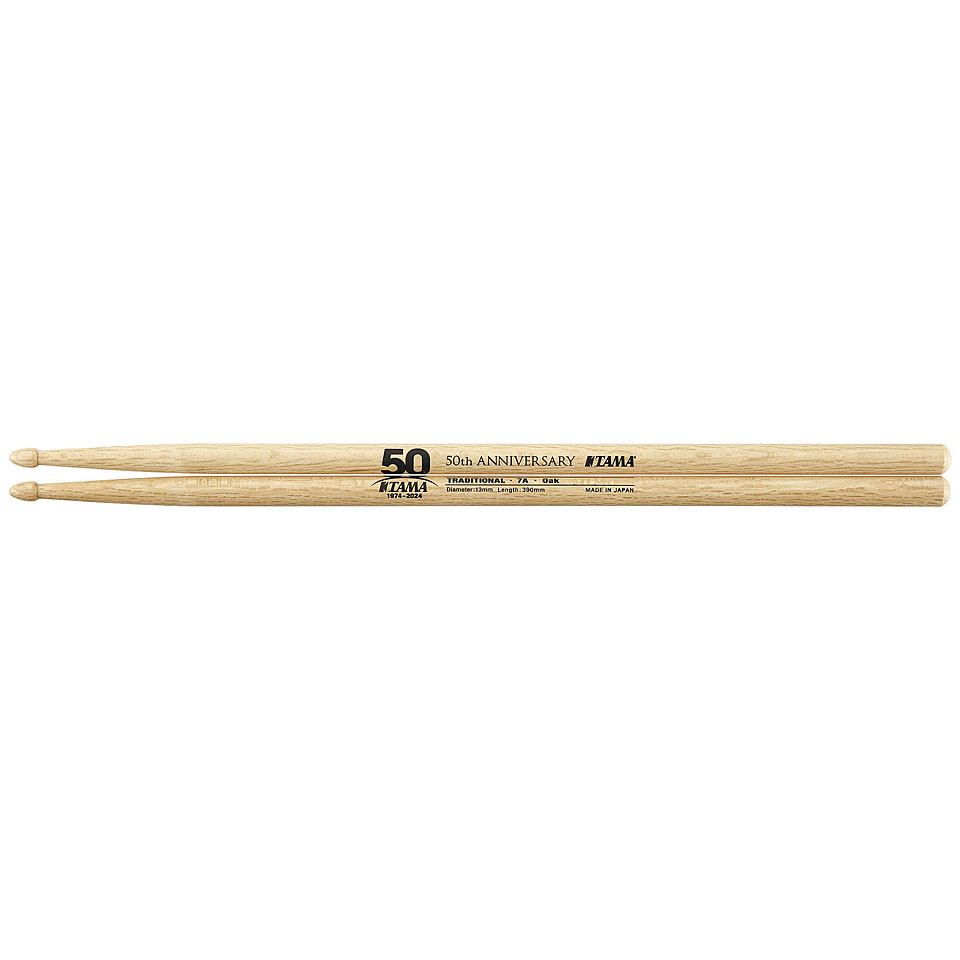 Tama 7A 50th Anniversary Oak Sticks Drumsticks von Tama