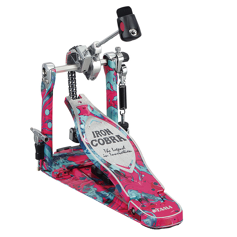 Tama Iron Cobra HP900PMCS Coral Swirl Power Glide Single Pedal von Tama