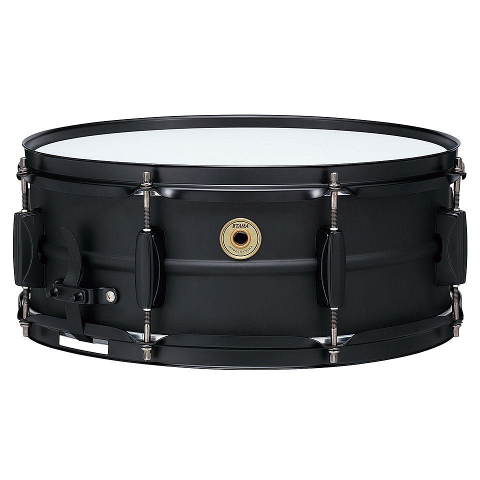 Tama Metalworks BST1455BK 14" x 5,5" Black Steel Snare Snare Drum von Tama