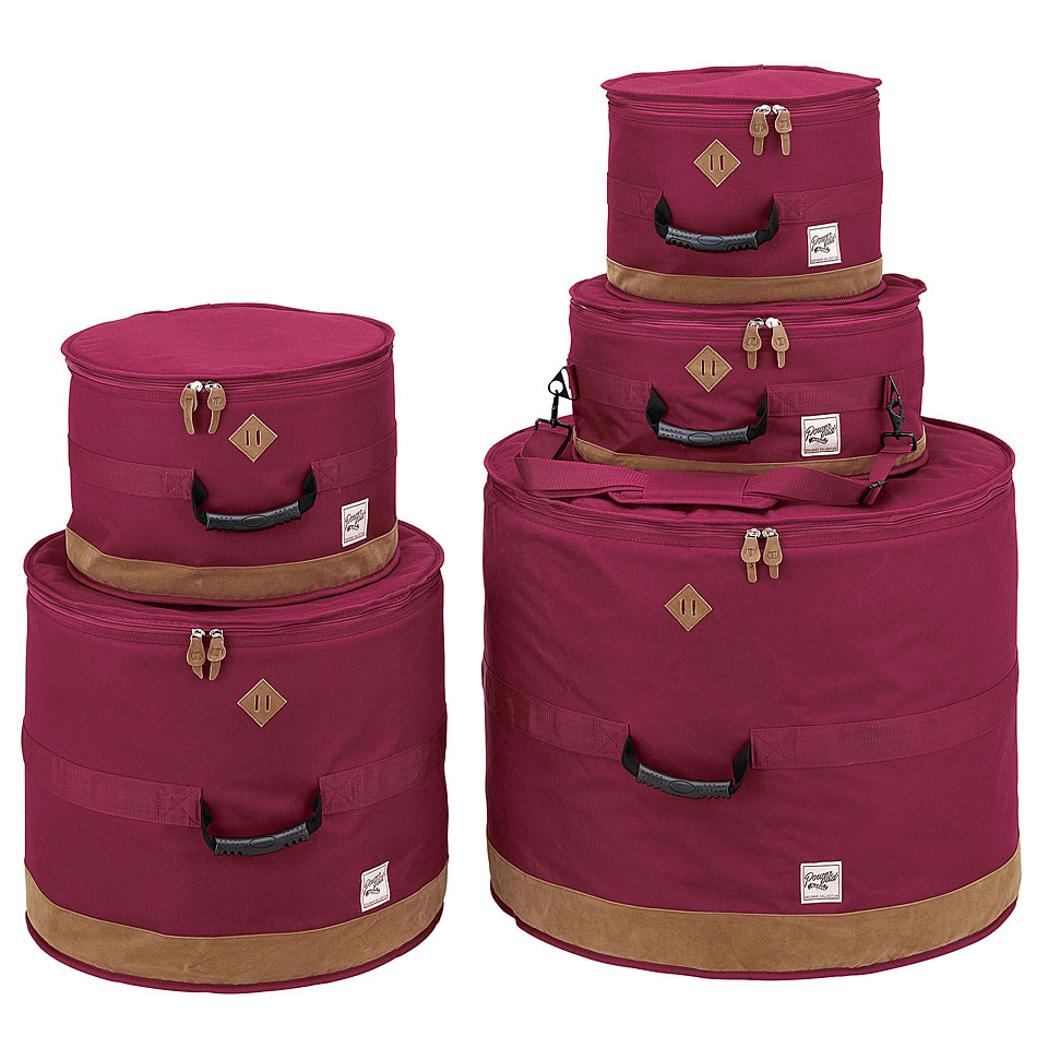 Tama Powerpad Designer TDSS52KWR Wine Red Drum Bag Set Drumbag von Tama