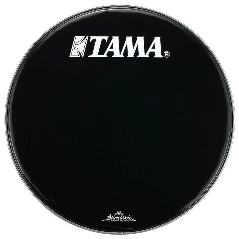 Tama Starclassic BK22BMTT Logo 22" Front Head Black Bass-Drum-Fell von Tama
