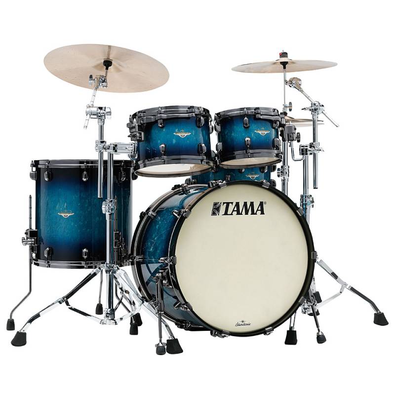 Tama Starclassic Maple 22" 4 Pcs. Molten Electric Blue Burst Shell von Tama