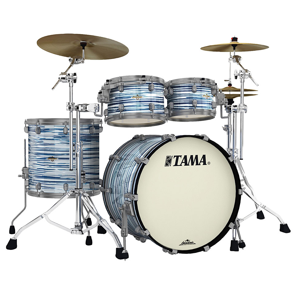Tama Starclassic Maple 22" Blue & White Oyster Schlagzeug von Tama