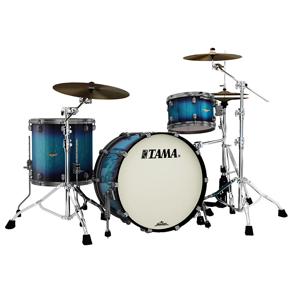 Tama Starclassic Maple MA32CZUS-MEB 22" Molten Electric Blue Burst 3 von Tama