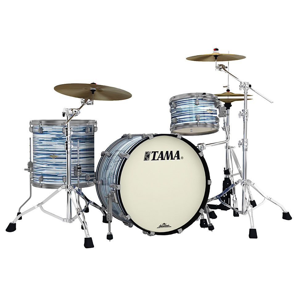 Tama Starclassic Maple MR32CZUS-BWO 3 Pcs. Blue & White Oyster 22" von Tama