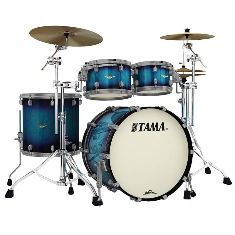 Tama Starclassic Maple MA42TZUS-MEB 22" Molten Electric Blue Burst von Tama