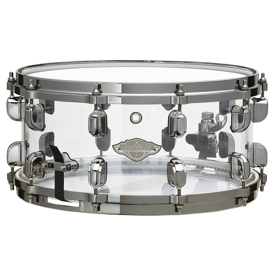 Tama Starclassic Mirage MBAS65BN-CI 14" x 6,5" Crystal Snare Drum von Tama