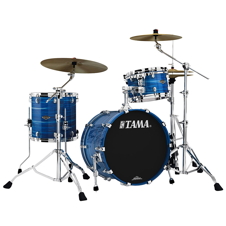 Tama Starclassic Walnut/Birch WBS30RS-LOR 3 Pcs. Lacquer Ocean Blue von Tama