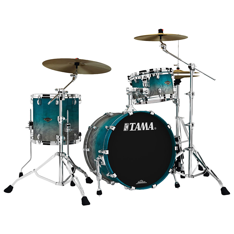 Tama Starclassic Walnut/Birch WBS30RS-SPF 3 Pcs. Satin Sapphire Fade von Tama