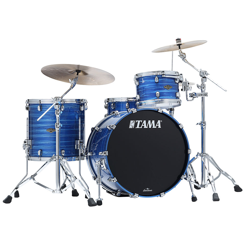 Tama Starclassic Walnut/Birch WBS32RZS-LOR 3pc Lacquer Ocean Blue Ri von Tama