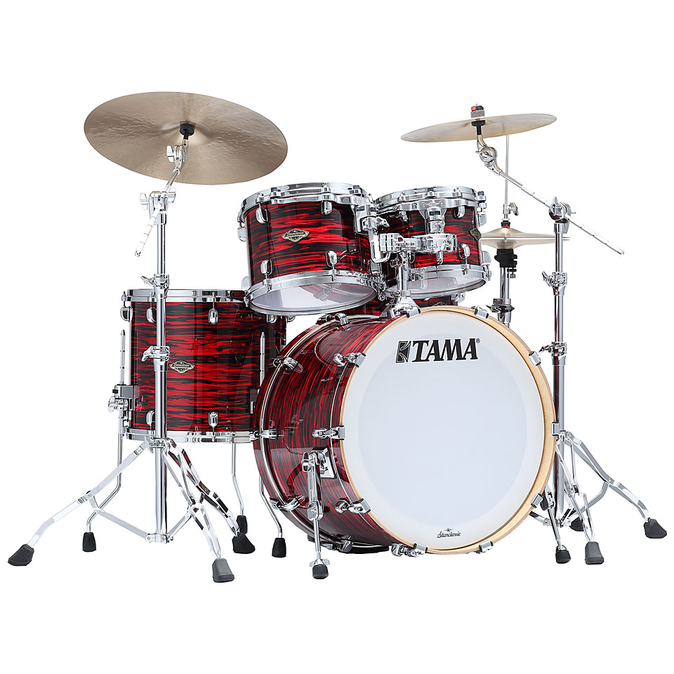 Tama Starclassic Walnut/Birch WBR42S-ROY 4pc Red Oyster Schlagzeug Tama Starclassic Walnut/Birch WBR42S-ROY 4pc Red Oyster Schlagzeug von Tama